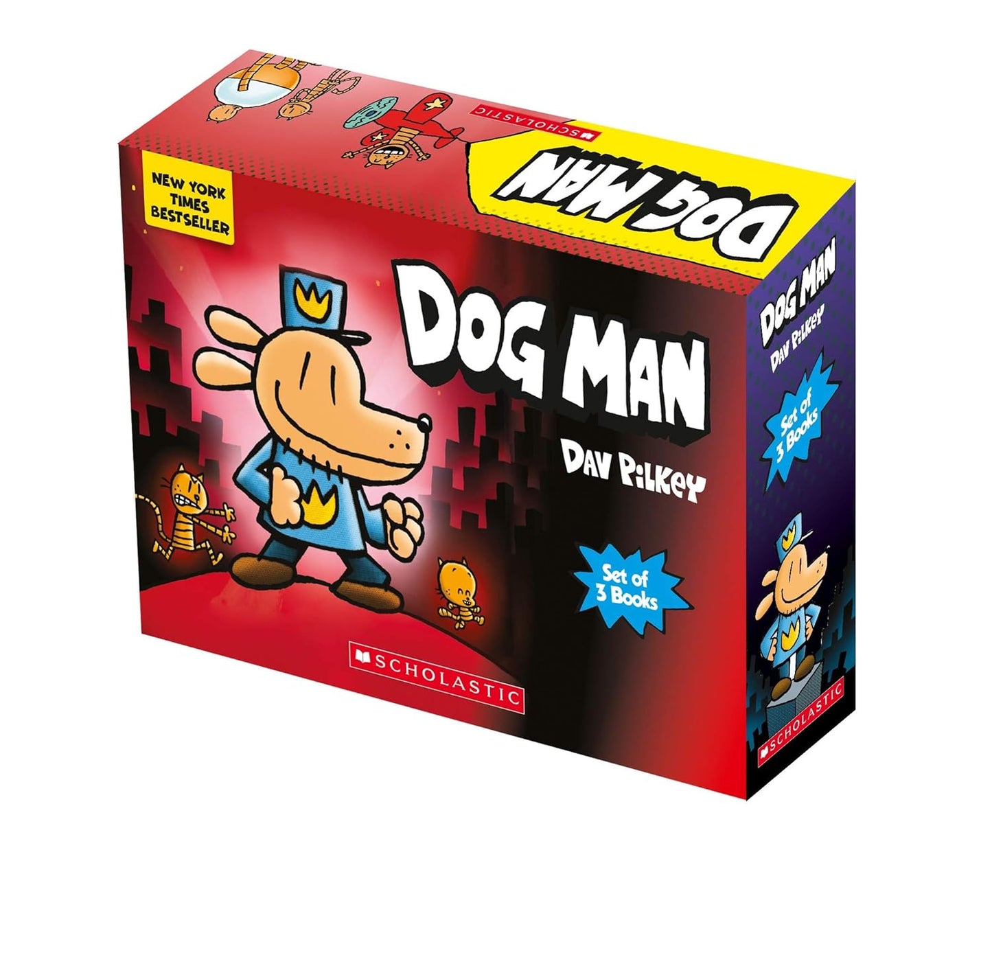 Dog Man Boxed Set (3 Books) Paperback – by Dav Pilkey (Author)