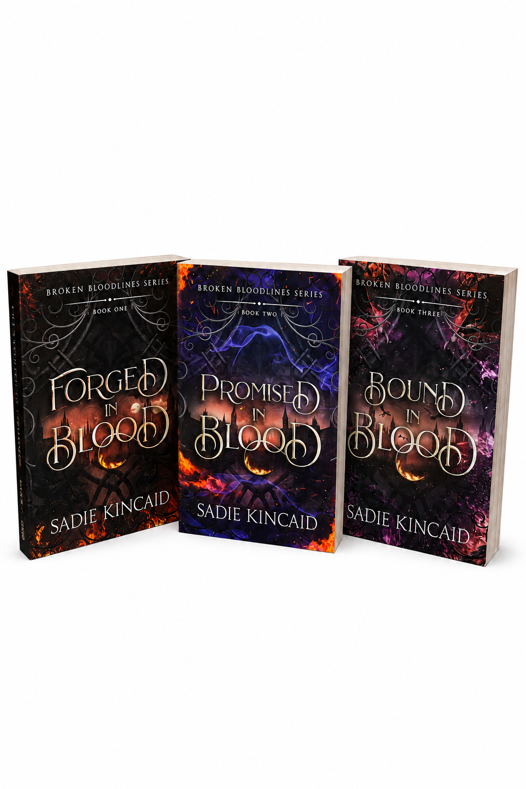 Broken Bloodlines Book Series by Sadie Kincaid