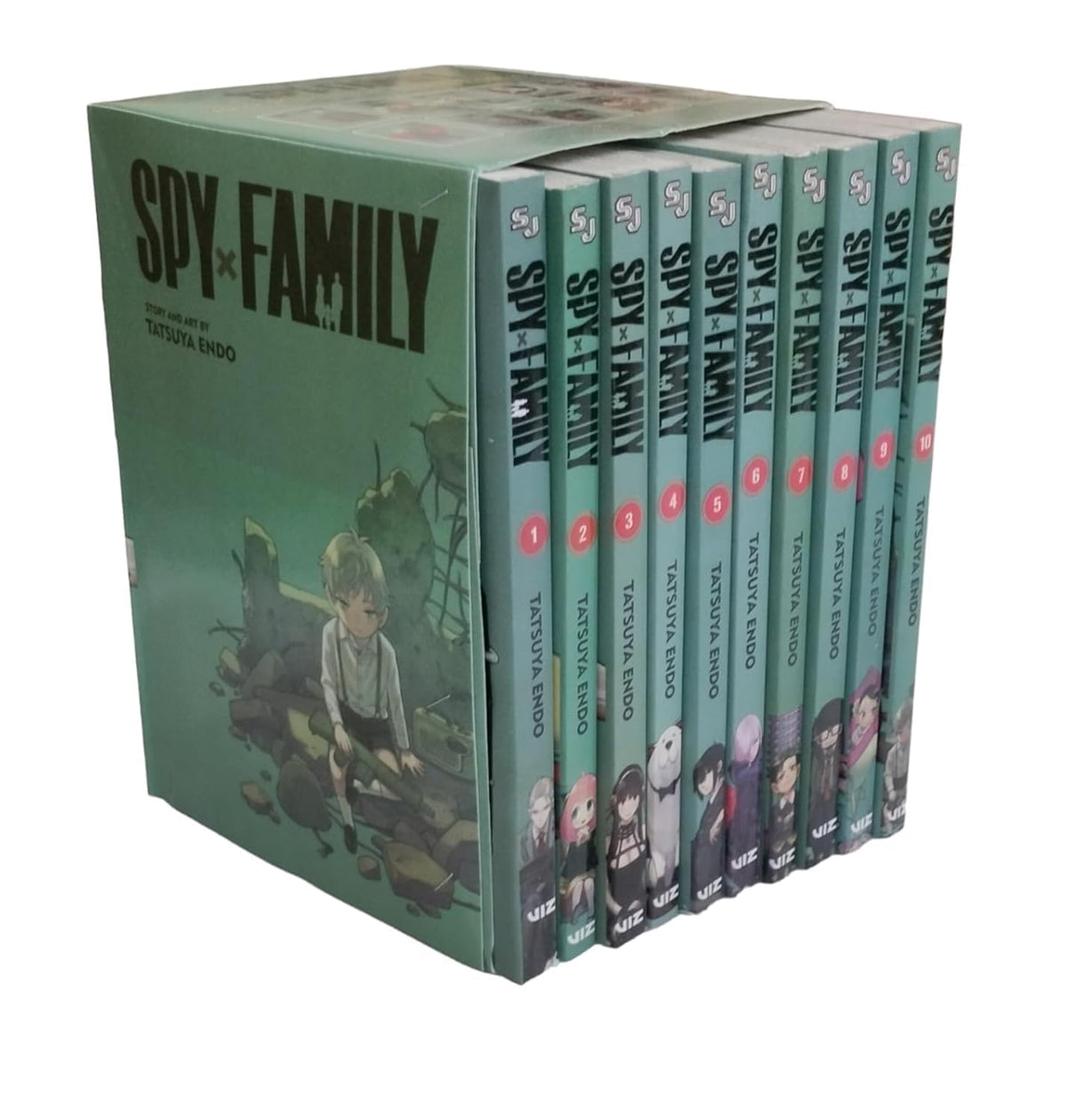 Spy X Family Volumes 1 - 10 Books Set Collection Set by Tatsuya Endo Manga | Paperback - book cover
