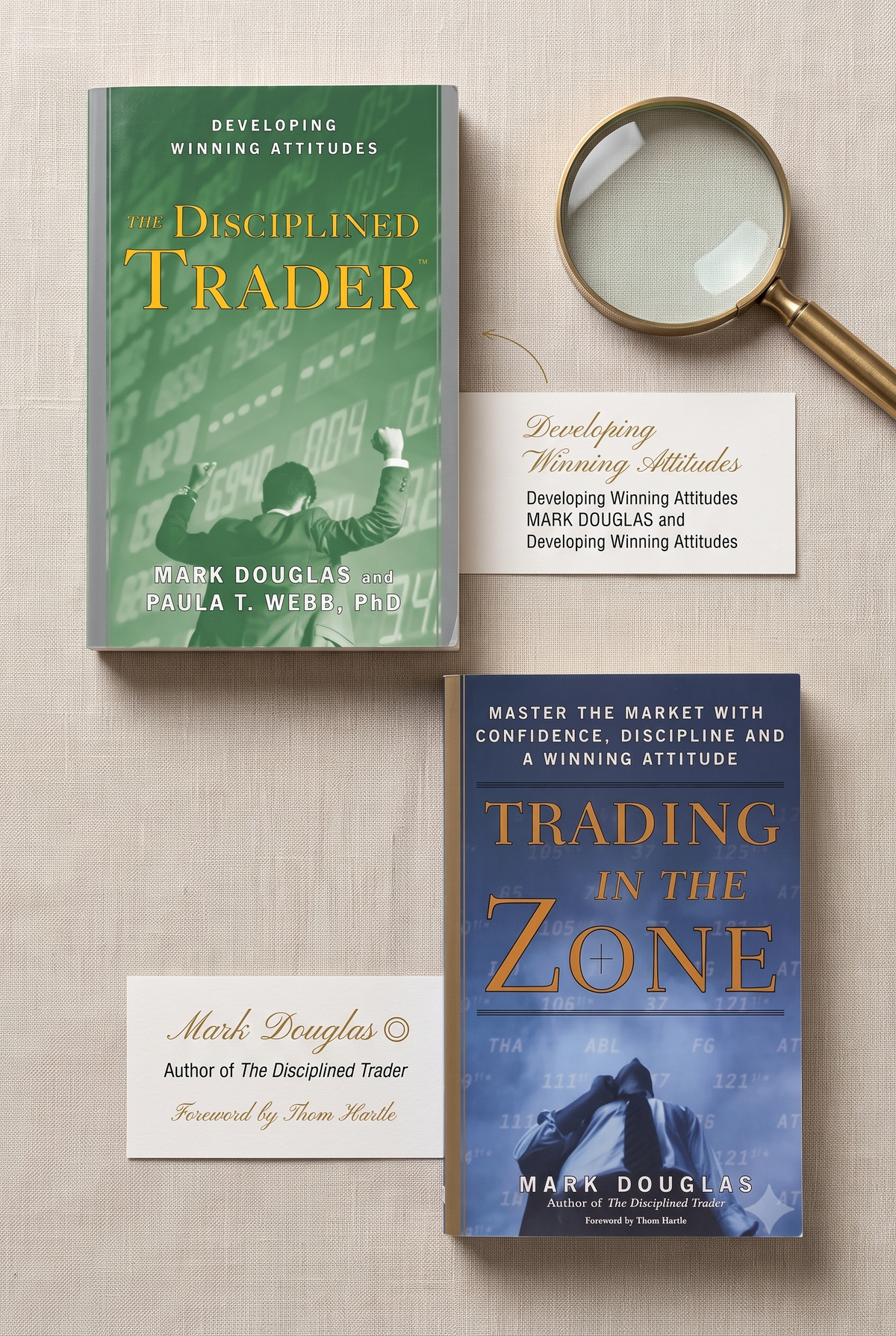 Mark Douglas Trading Books Combo (The Disciplined Trader & Trading in the Zone)