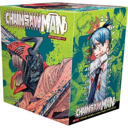 Chainsaw Man Manga Box Set (Volumes 1-11) by Tatsuki Fujimoto – Complete Series Collection