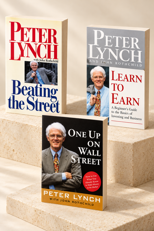 (Combo)Peter Lynch 3 Books Combo Learn To Earn, One On Wall Street & Beating The Street | Paperback - book cover