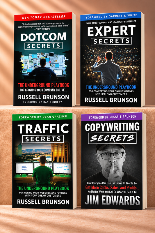(Combo) Russell Brunson Combo (4 Books Set) Paperback