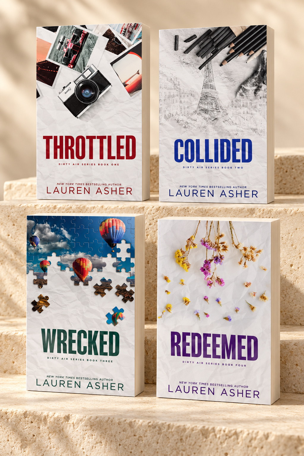Dirty Air Complete Book Set (4 Books of Dirty Air) by Lauren Asher | Paperback - book cover