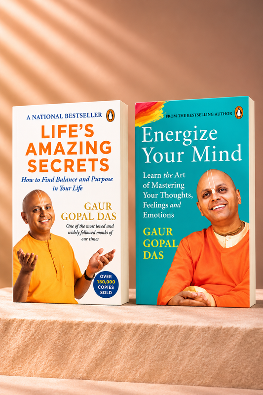 (Combo) Life amazing secret + Energize your mind | Paperback - Gopal Das Gaur