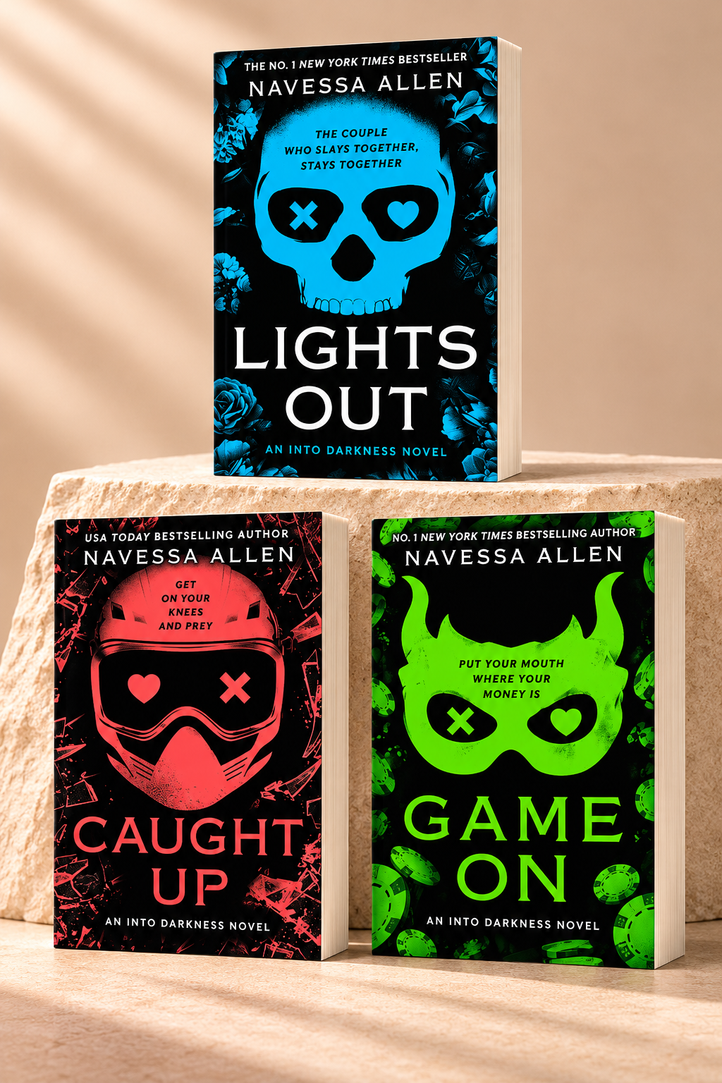 Lights Out, Caught Up, Game On 3 Book Set by Navessa Allen | Paperback