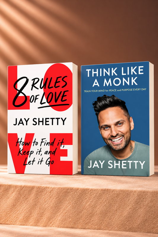 (Combo) 8 Rules of Love + Think like a monk | Paperback - Jay Shetty