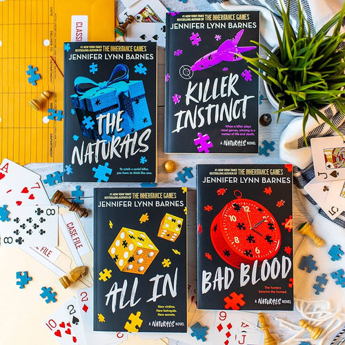 (Combo of 4) The Naturals + Killer Instinct + All In + Bad Blood by Jennifer Lynn Barnes | Paperback