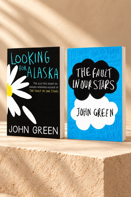The Fault in Our Stars + Looking for Alaska by John Green – 2 Books Fiction Combo