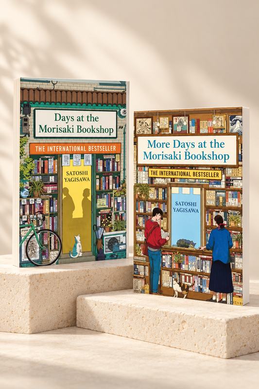 Days at the Morisaki Bookshop + More Days at the Morisaki Bookshop by Satoshi Yagisawa | 2 Books Combo - book cover