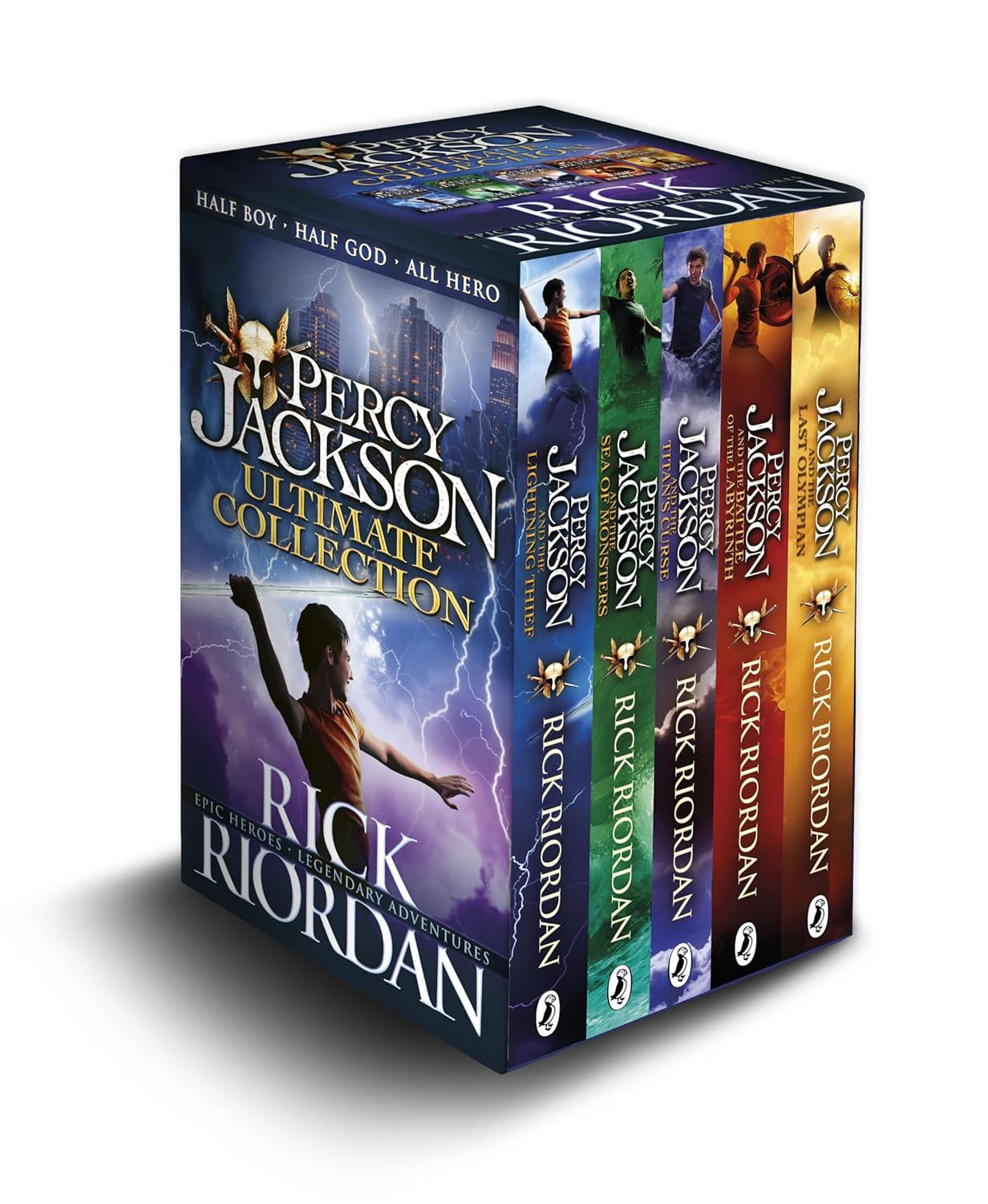 Percy jackson: Complete Series(5 books) -Rick Riordan (Paperback)