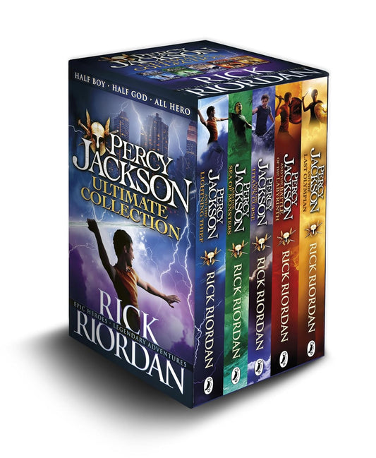 Percy jackson: Complete Series(5 books) -Rick Riordan (Paperback)