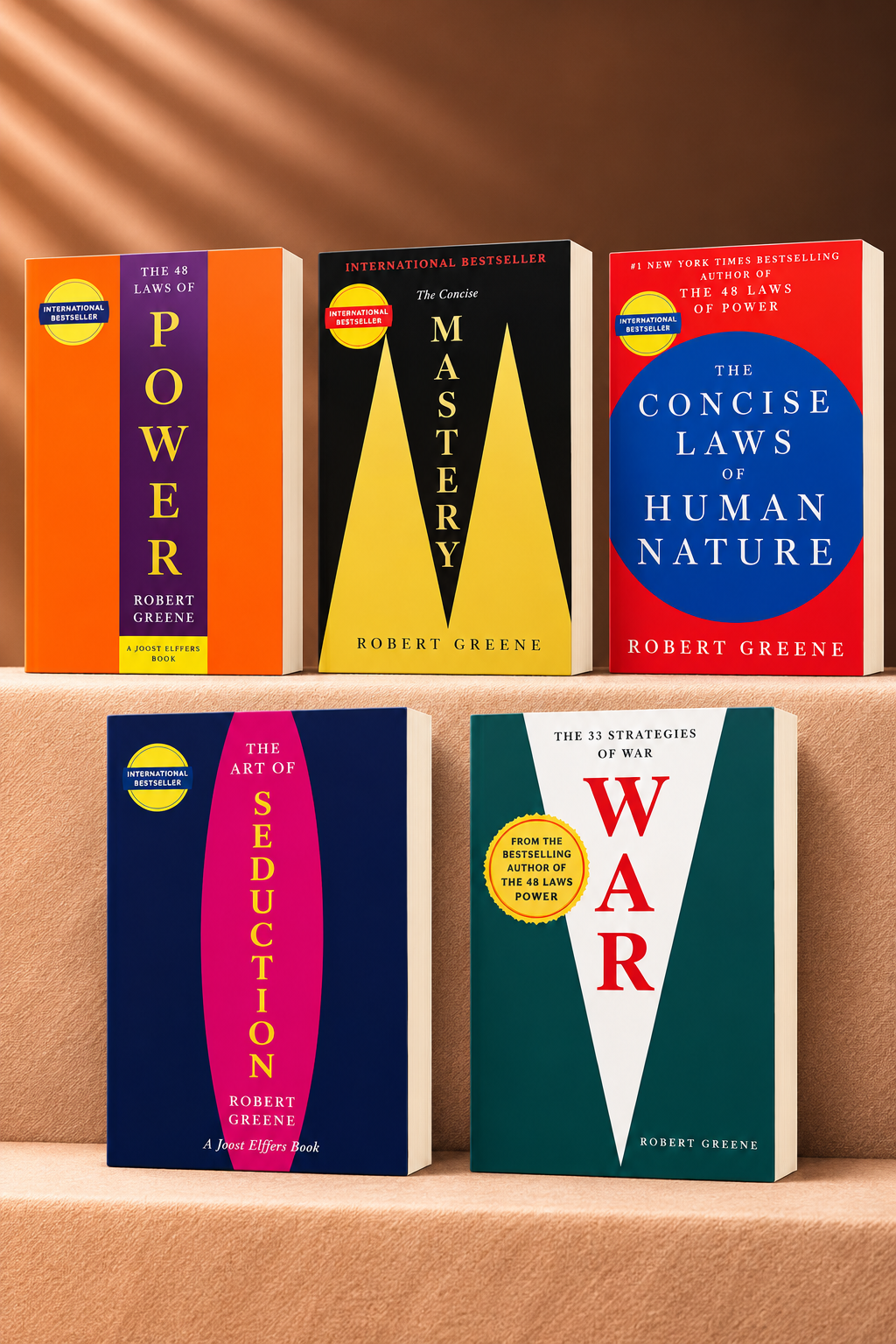 Combo Robert Greene (Concise version) summery: 5 Books