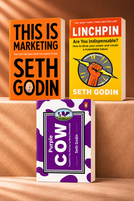 (Combo) This is Marketing + Purple Cow + Linchpin (3 Books) - Seth Godin | Paperback