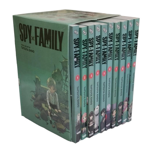 Spy X Family Volumes 1 - 10 Books Set Collection Set by Tatsuya Endo Manga | Paperback - book cover