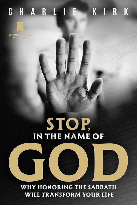 Stop, in the Name of God by Charlie Kirk | Paperback - book cover