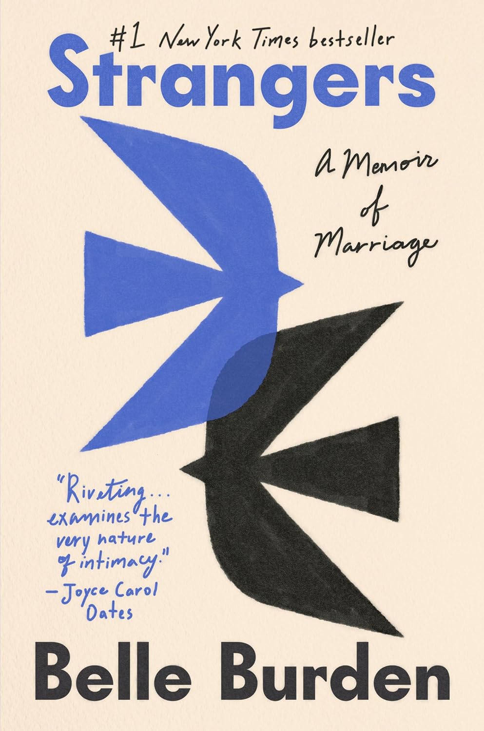 Strangers A Memoir of Marriage by Belle Burden Paperback Book Cover