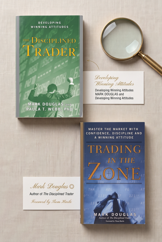 Mark Douglas Trading Books Combo (The Disciplined Trader & Trading in the Zone)