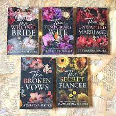 (Combo Of 5) The Wrong Bride + The Temporary Wife + The Unwanted Marriage + The Broken Vows + The Secret Fiancee (The Windsors) by Catharina Maura | Paperback