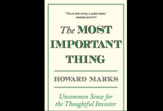 The Most Important Thing Paperback – by Howard Marks (Author)
