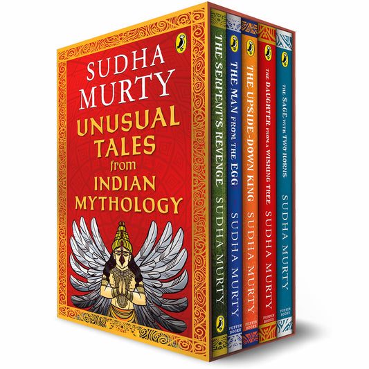 Unusual Tales from Indian Mythology boxset  –  by Sudha Murty