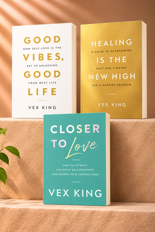 3 Bestselling Books by Vex King.