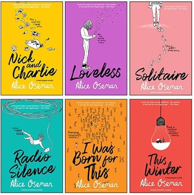 (6 Books Combo) Solitaire + Loveless + This Winter + Radio Silence + Nick and Charlie + I Was Born for This by Alice Oseman | Paperback