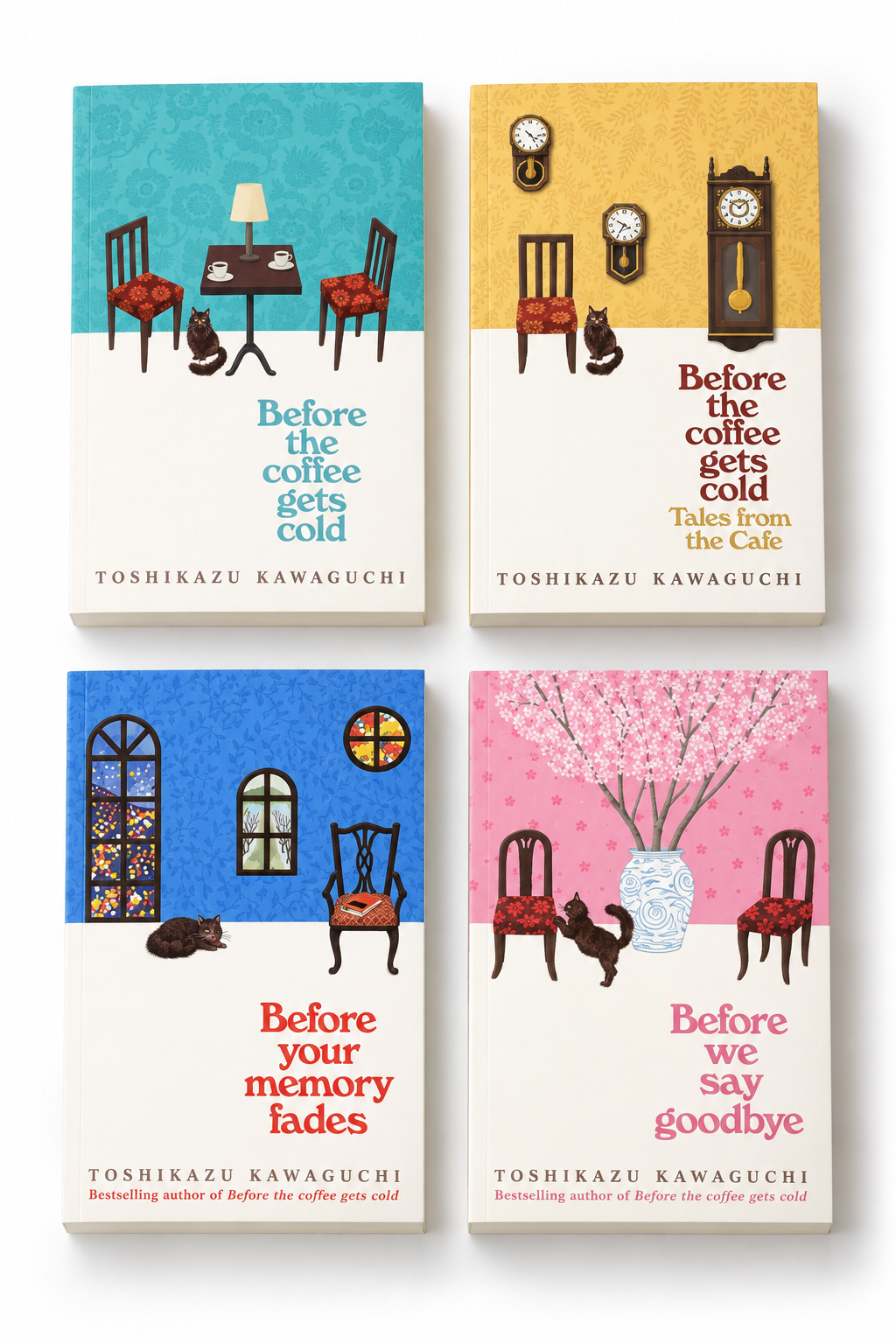 Before the Coffee Gets Cold series books 1–4 by Toshikazu Kawaguchi