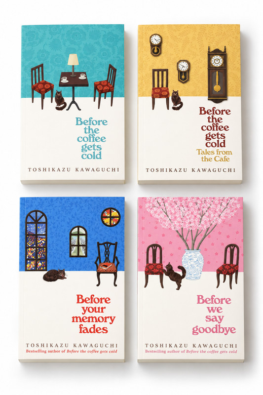 Before the Coffee Gets Cold series books 1–4 by Toshikazu Kawaguchi