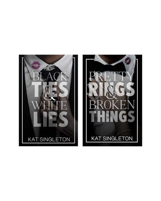 (Combo) Black Ties and White Lies + Pretty Rings and Broken Things (Paperback) by Kat Singleton