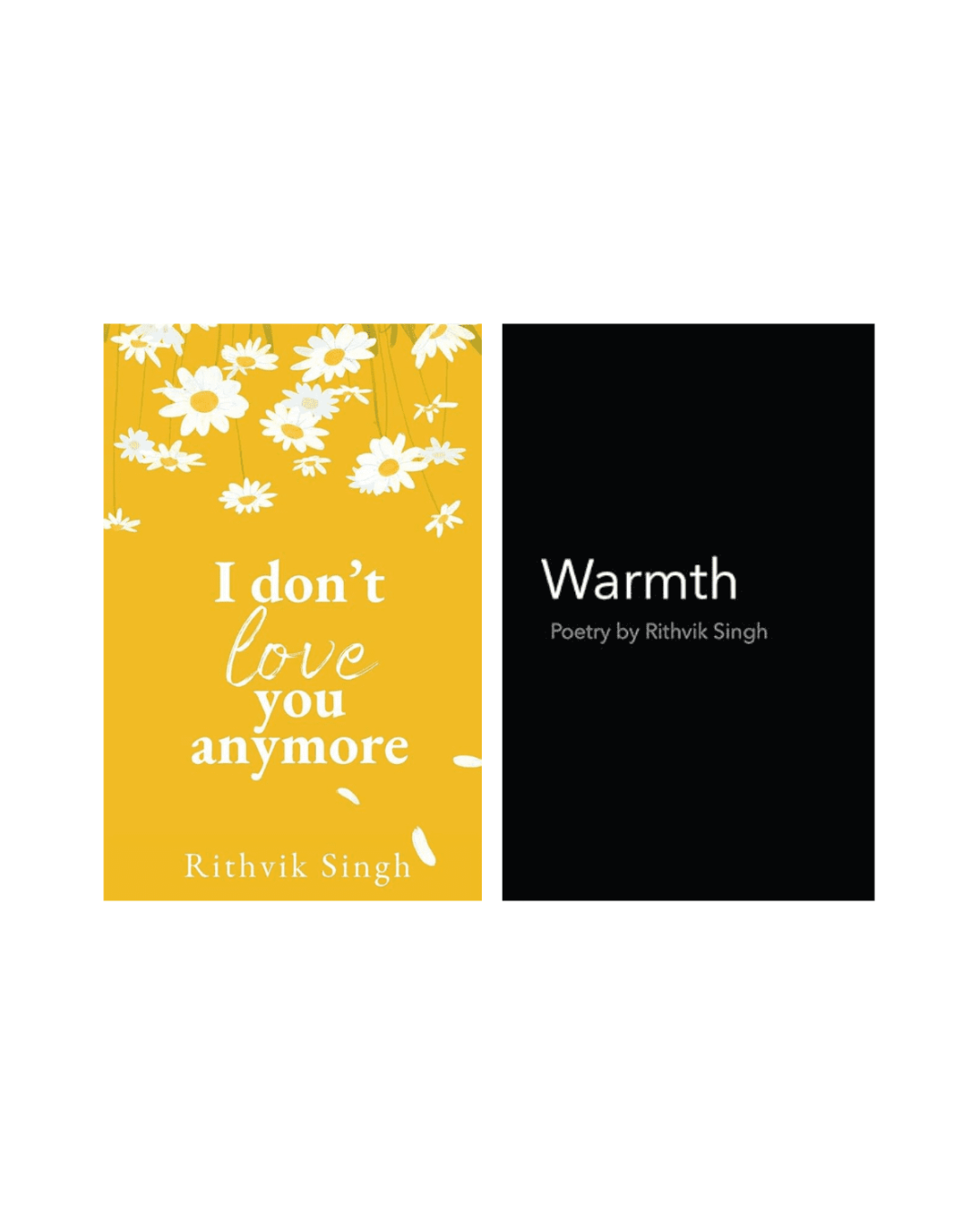 (Combo) I Don't Love You Anymore + Warmth (Paperback) by Rithvik Singh