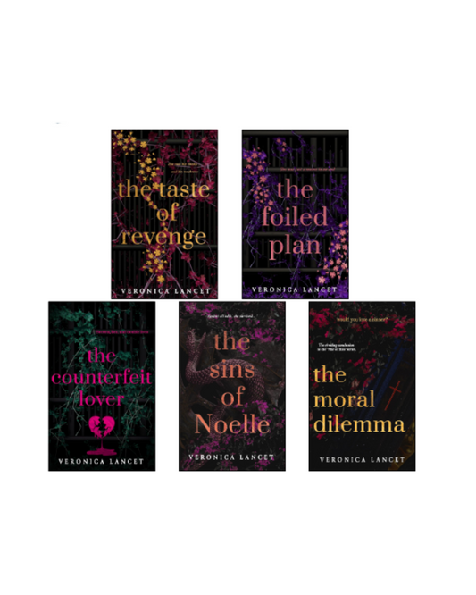 (Combo of 5)The Taste of Revenge+ The Foiled Plan+ The Counterfeit Lover+ The Sins of Noelle+ The Moral Dilemma (War of Sins) (Paperback) by Veronica Lancet