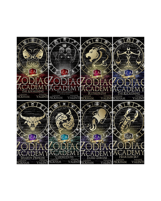 Combo of Zodiac Academy (Book 1 to 12) (Paperback) by Peckham Valenti