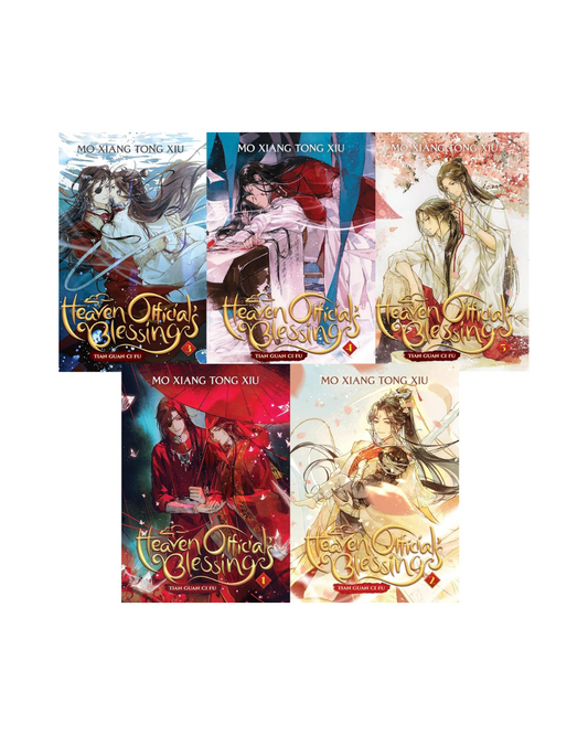 (Combo) Heaven Official's Blessing (Novel) Vol. 1 to Vol. 5 (Paperback, Mo Xiang Tong Xiu)