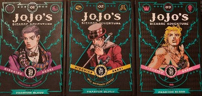 JoJo's Bizarre Adventure (Volume 1 to 3) by Hirohiko Araki | Paperback